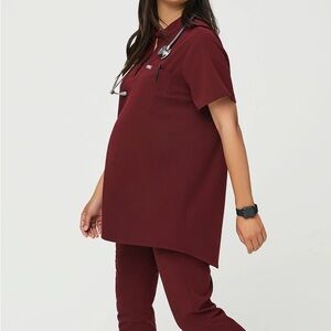 FIGS Maternity Scrub Top
